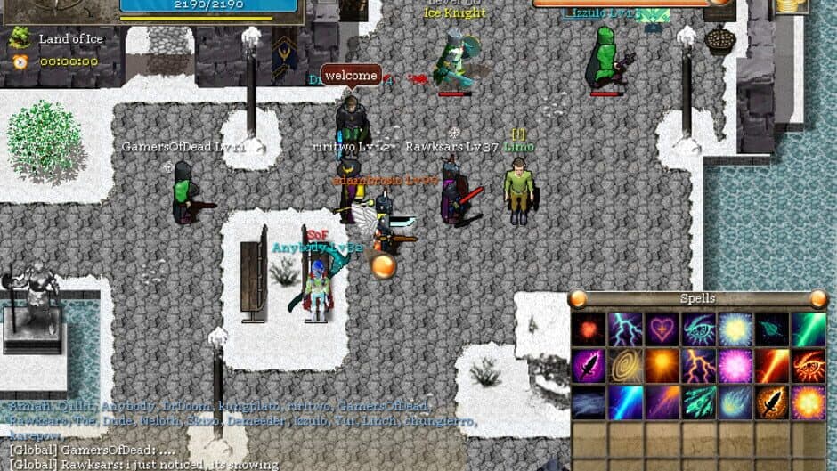 Orake 2D MMORPG screenshot