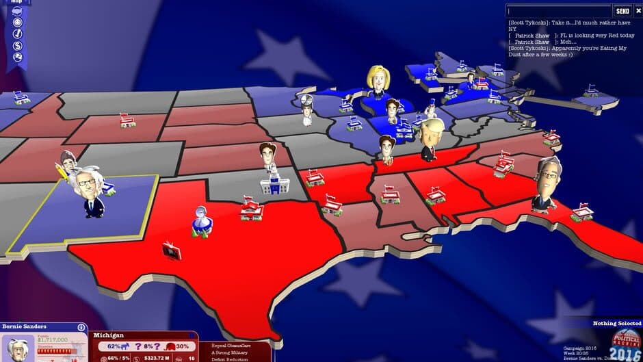 The Political Machine 2016 screenshot