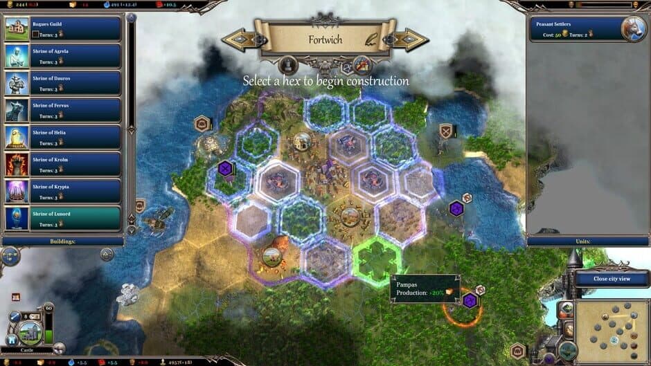 Warlock II: The Exiled screenshot