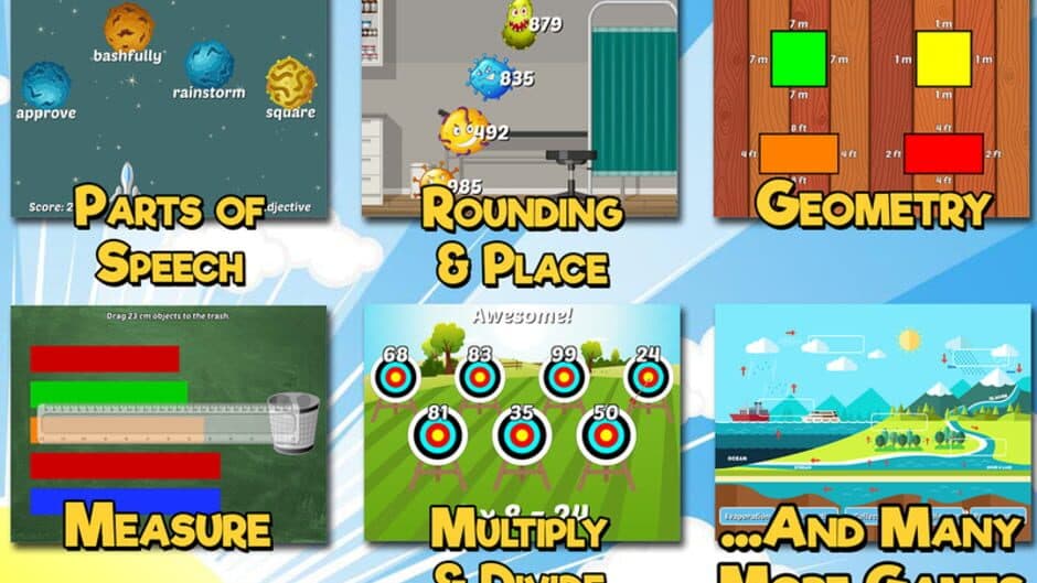 Third Grade Learning Games screenshot