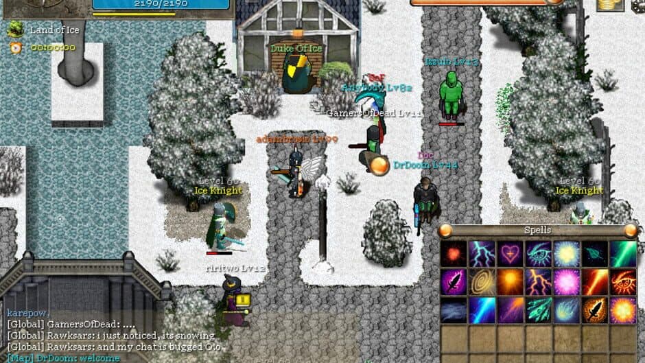 Orake 2D MMORPG screenshot