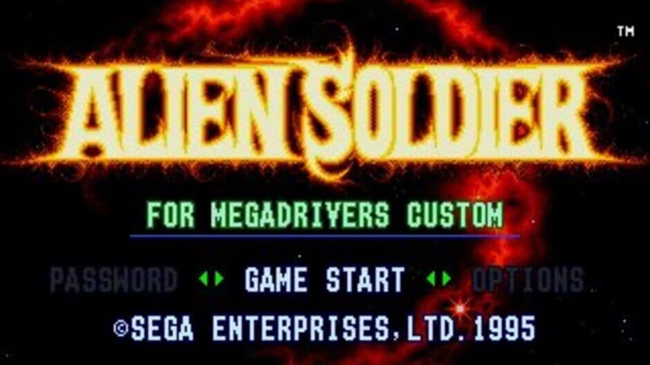 Alien Soldier screenshot