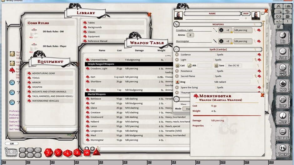 Fantasy Grounds screenshot