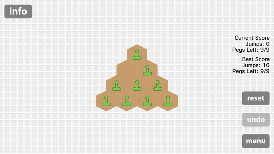 Peg Solitaire screenshot