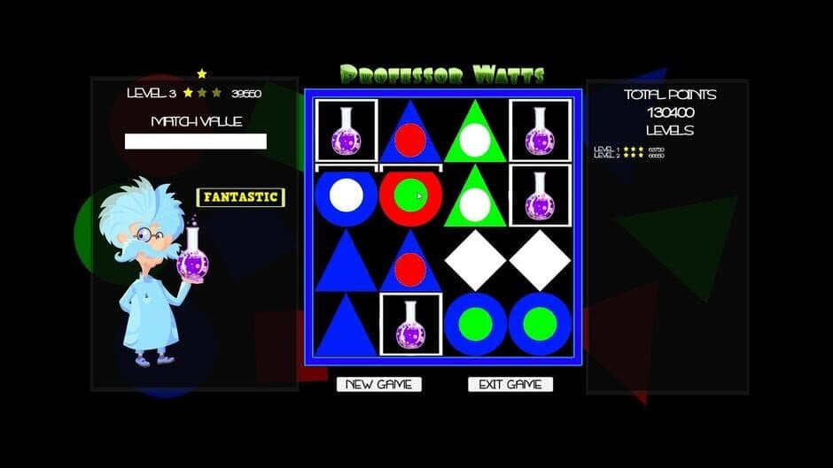 Professor Watts: Memory Match screenshot