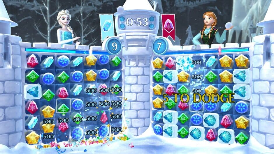 Frozen Free Fall: Snowball Fight screenshot