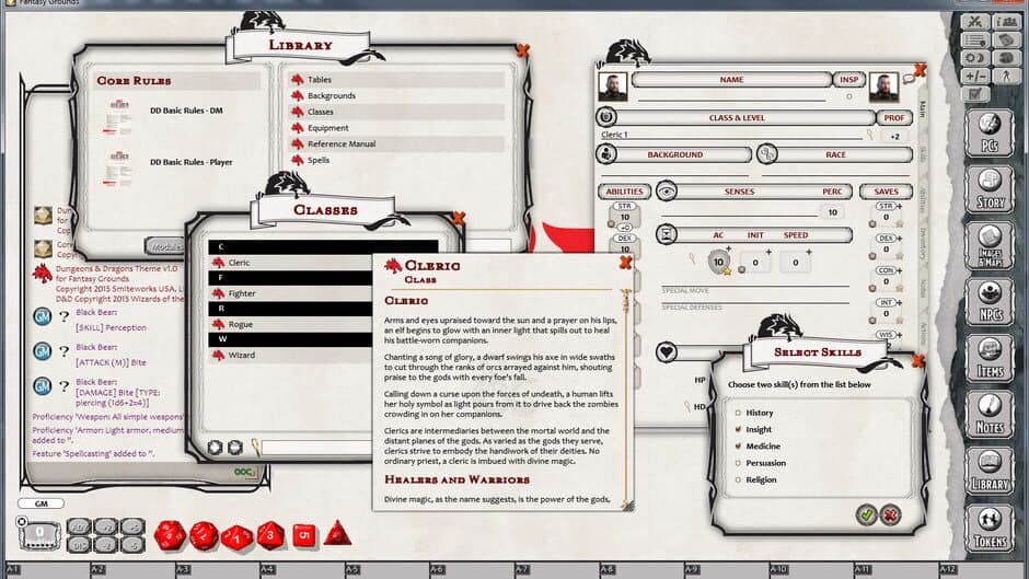 Fantasy Grounds screenshot