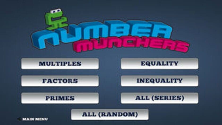 Number Munchers screenshot