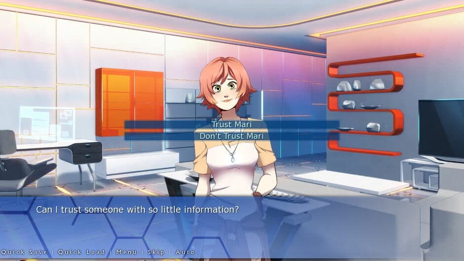 Orion: A Sci-Fi Visual Novel screenshot