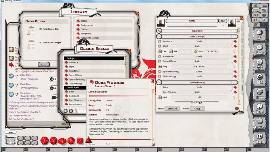 Fantasy Grounds screenshot