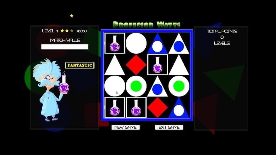 Professor Watts: Memory Match screenshot