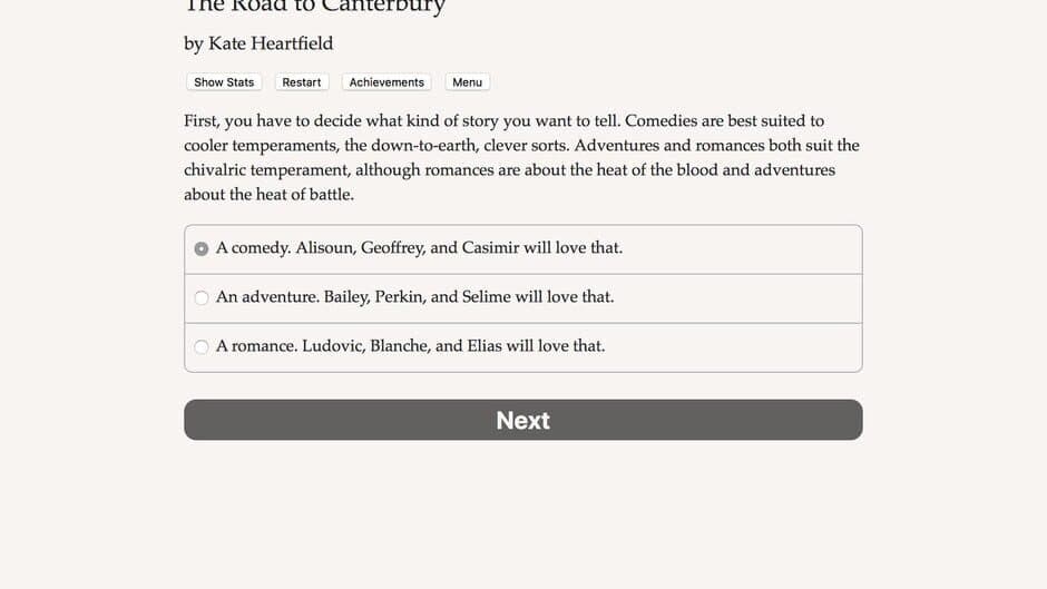 The Road to Canterbury screenshot