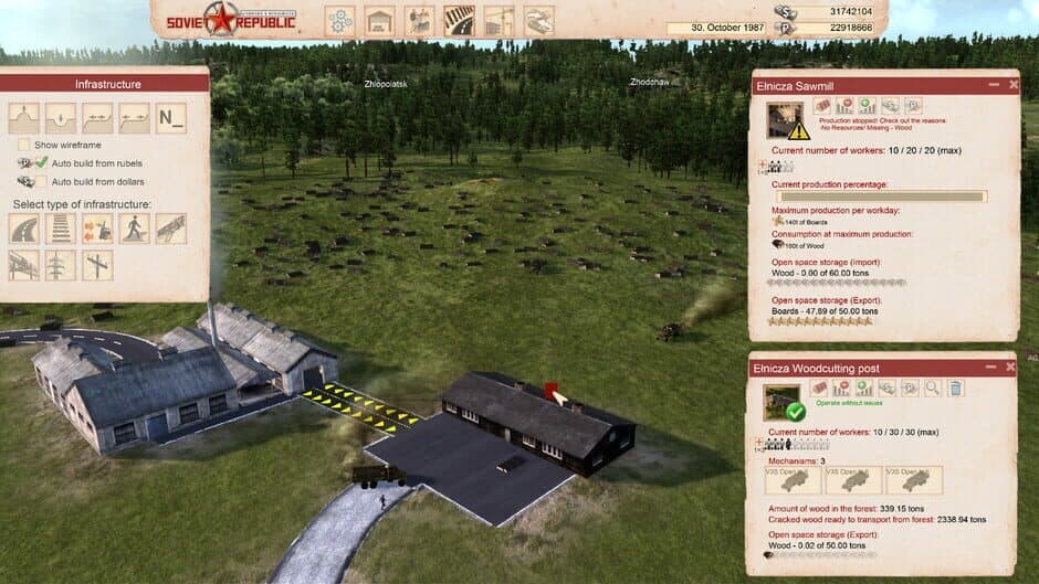 Workers & Resources: Soviet Republic screenshot