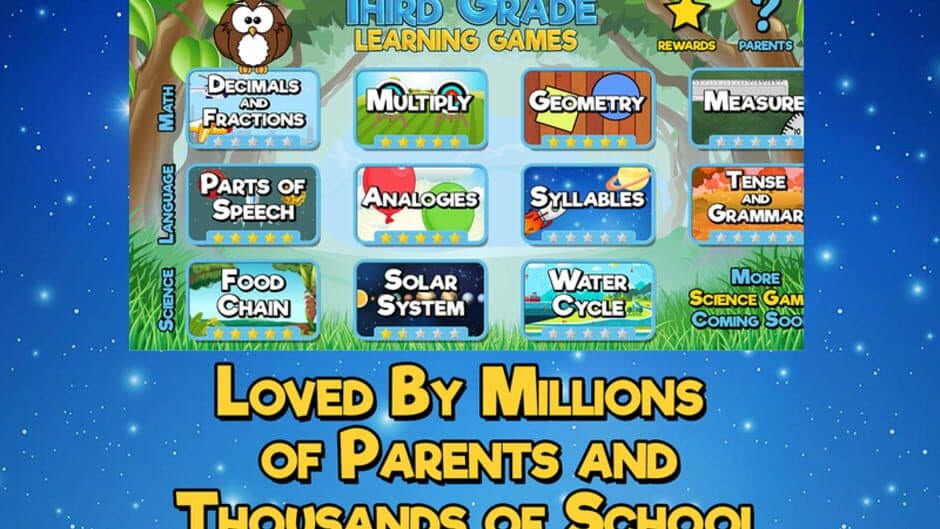 Third Grade Learning Games screenshot