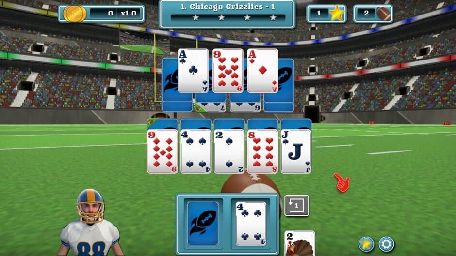 Touch Down Football Solitaire screenshot
