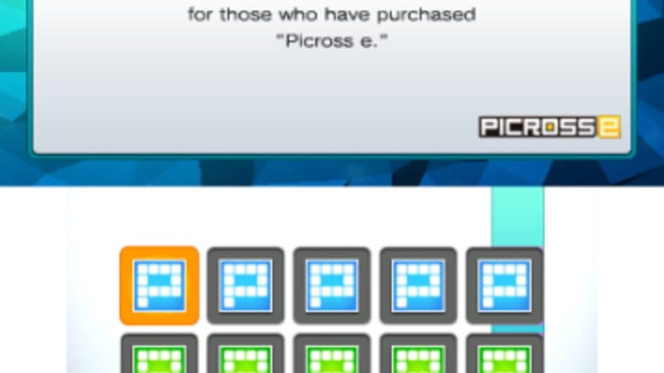 Picross e7 screenshot