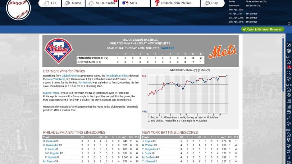 Out of the Park Baseball 18 screenshot