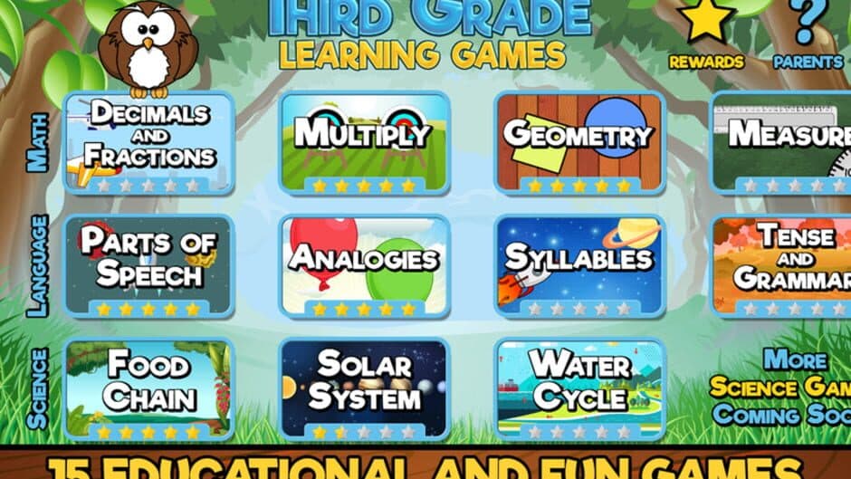 Third Grade Learning Games screenshot