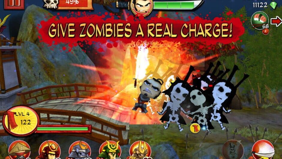 Samurai vs Zombies Defense screenshot