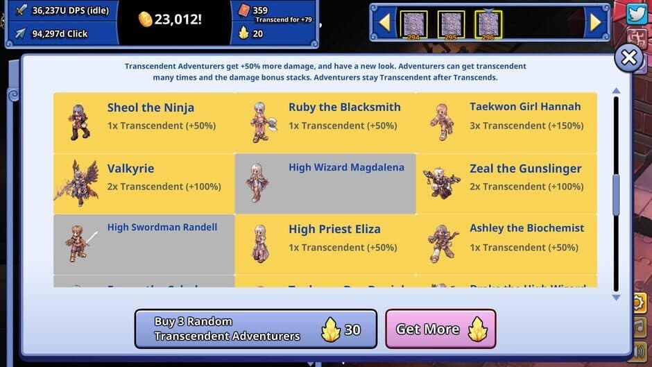 Ragnarok Clicker screenshot
