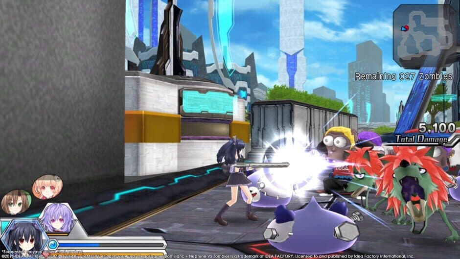 Megatagmension Blanc + Neptune VS Zombies screenshot