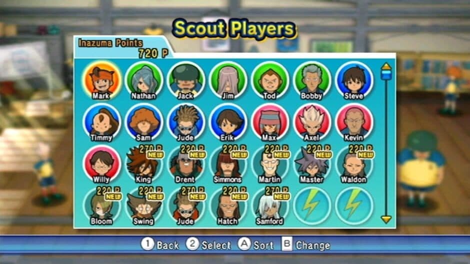 Inazuma Eleven Strikers screenshot