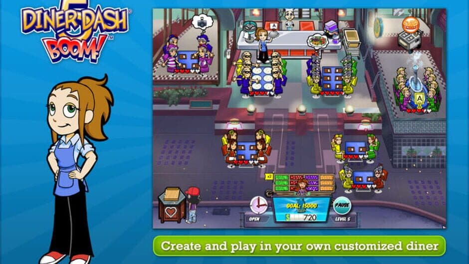 Diner Dash 5: Boom! screenshot