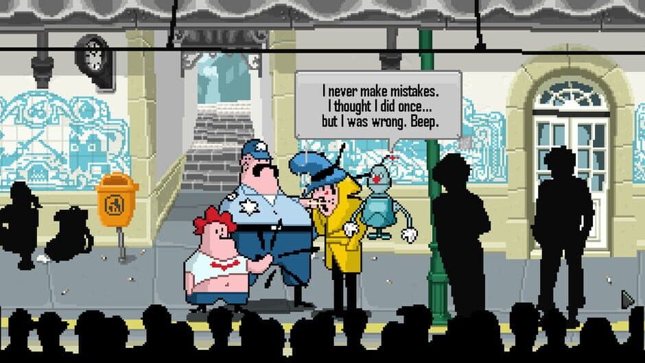 Detective Case and Clown Bot in: The Express Killer screenshot
