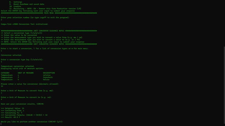 Compu-Tron x3000 screenshot
