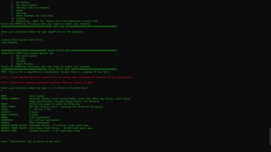 Compu-Tron x3000 screenshot