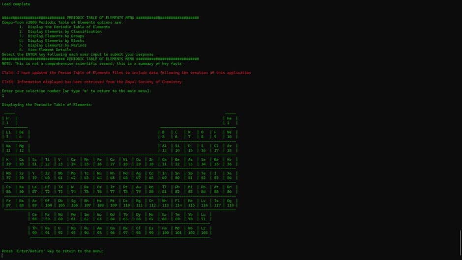 Compu-Tron x3000 screenshot