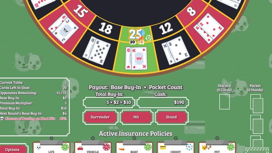 Blackjack Roulette screenshot