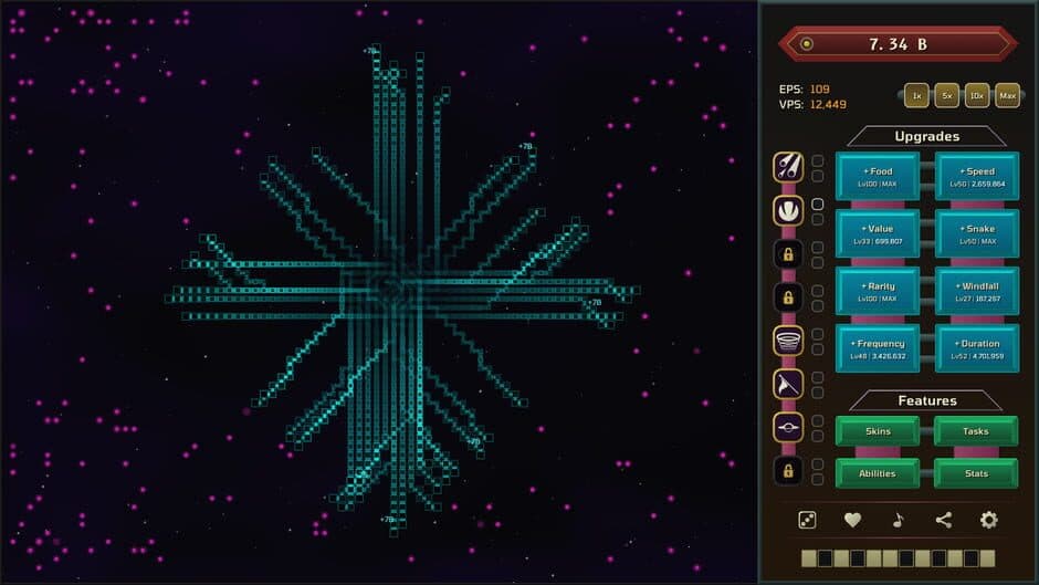 Auto Snakes in Outer Space screenshot