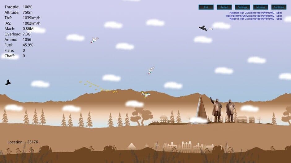 2D Dogfight screenshot