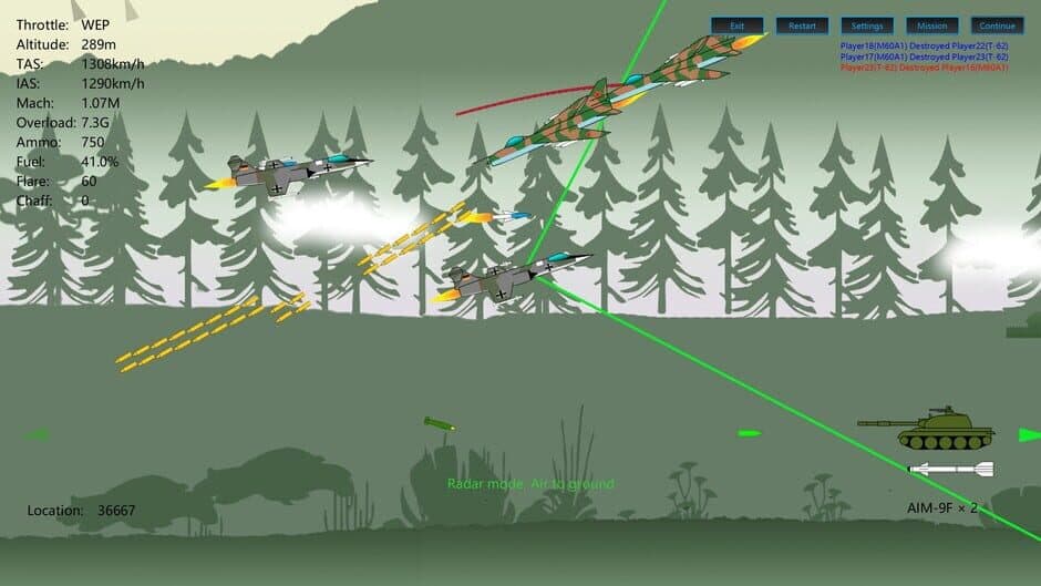 2D Dogfight screenshot