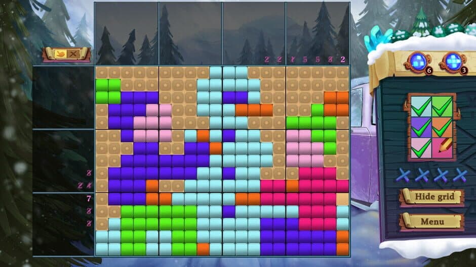 Adventure Mosaics: Winter Holidays screenshot