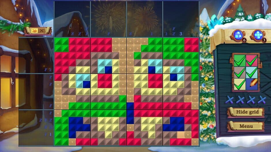 Adventure Mosaics: Winter Holidays screenshot