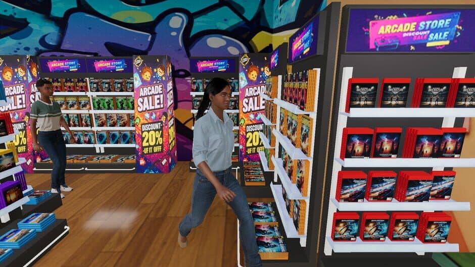 Retro Arcade Shop Simulator screenshot