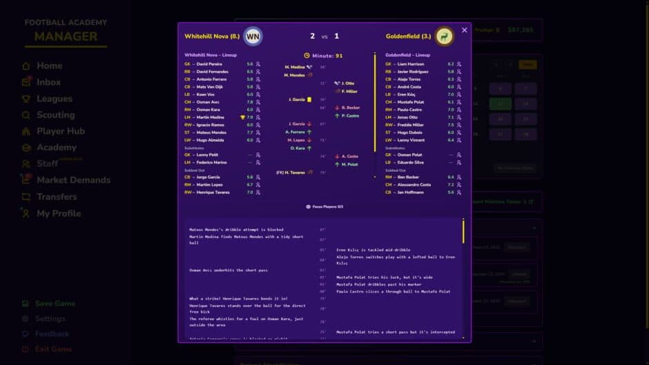 Football Academy Manager screenshot