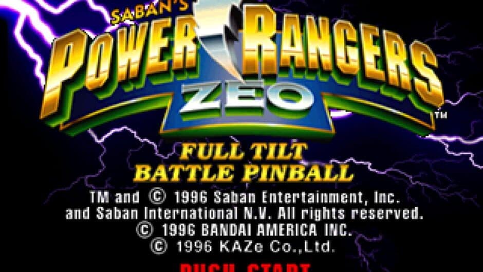 Power Rangers Zeo - Full Tilt Battle Pinball screenshot