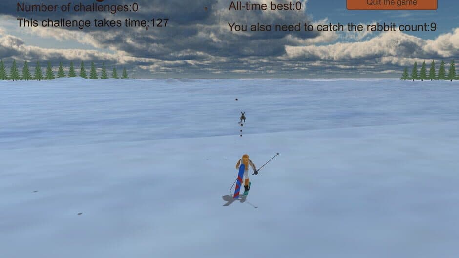 Chasing Rabbits in Snow screenshot