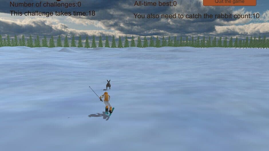 Chasing Rabbits in Snow screenshot
