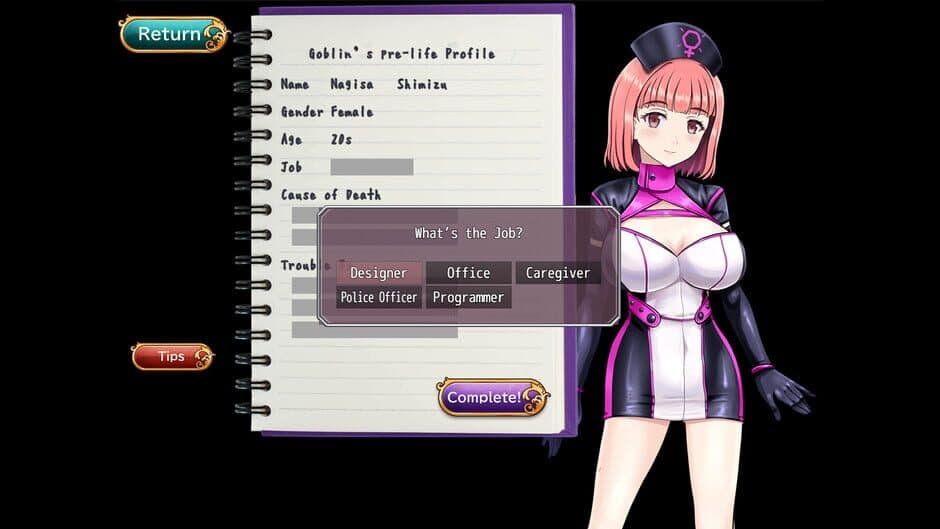 Alisa’s Incident Report screenshot