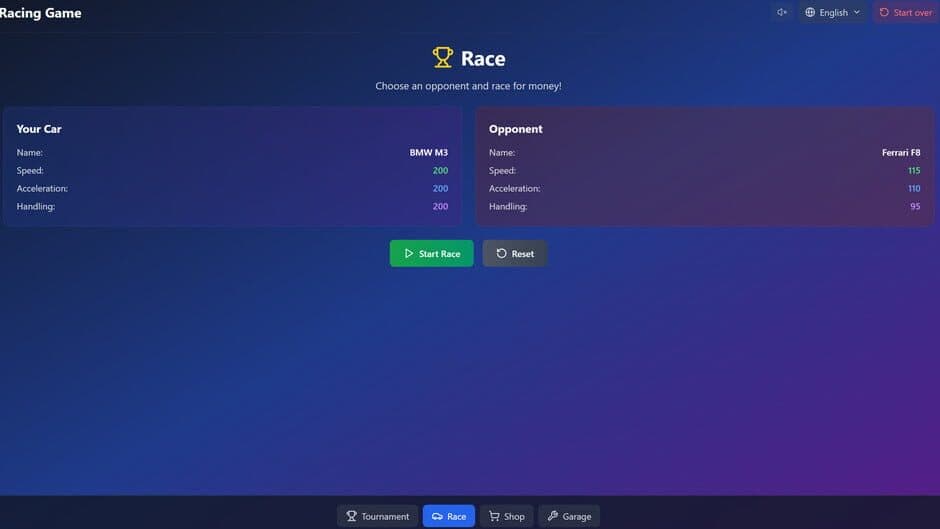 3D Race Game screenshot