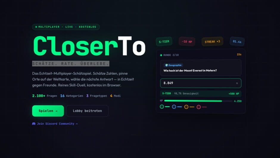 CloserTo screenshot
