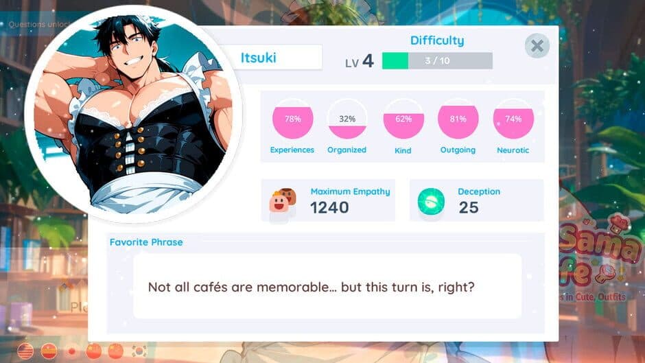 Maid-Sama Cafe: Anime Boys Services in Cute Outfits screenshot
