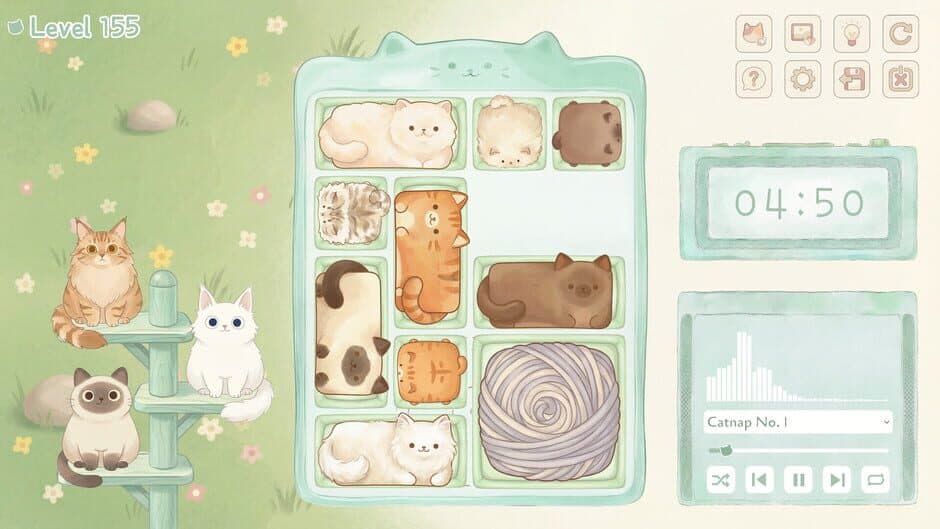 Cat Block: Sliding Puzzle screenshot
