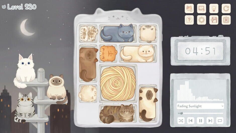 Cat Block: Sliding Puzzle screenshot