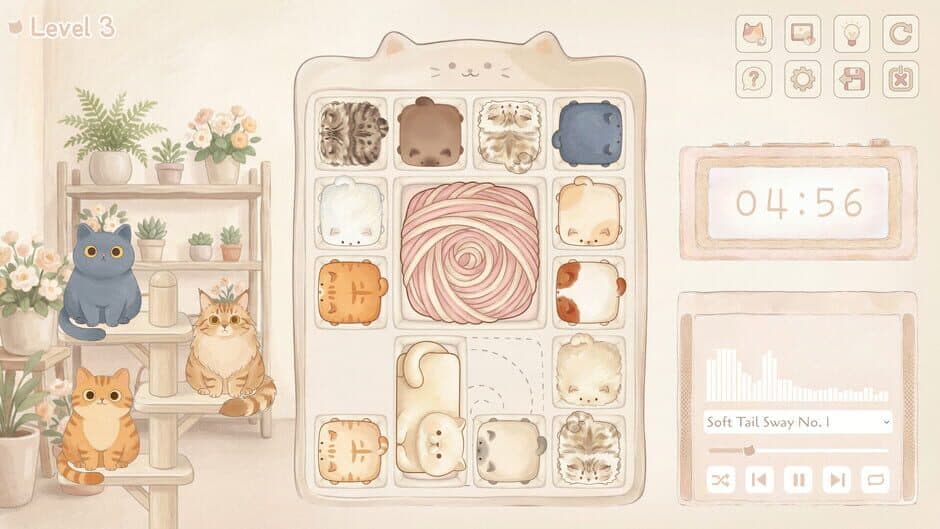 Cat Block: Sliding Puzzle screenshot