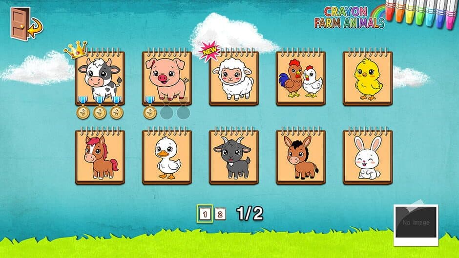 Crayon Farm Animals screenshot